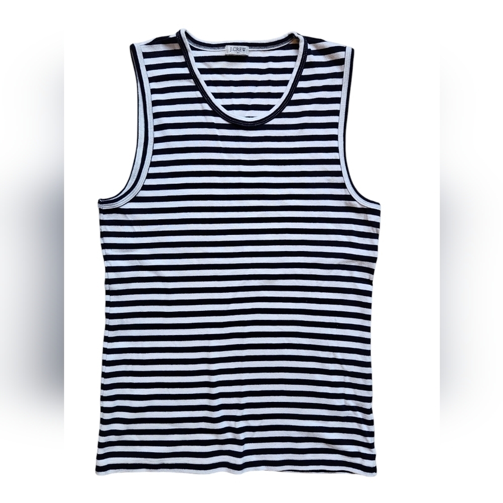 J Crew ladies striped tank shirt Size S​​​​​​